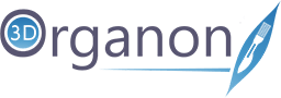 3D Organon人體元宇宙logo圖